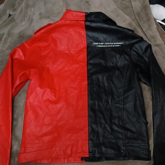 FREE SHIPPING! Beautiful Kleep Two-Tone Moto Jacket, Size Medium, Excellent, NWT - Picture 10 of 15